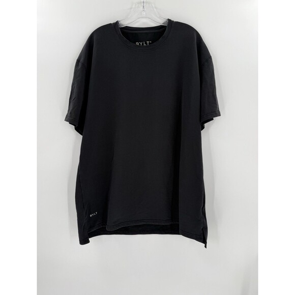 BYLT Premium Basics Signature Black Short Sleeve T-shirt Men's Size XXLARGE - Picture 1 of 13